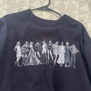Taylor Swift Eras Midnights Crew Neck Sweatshirt Size XL
